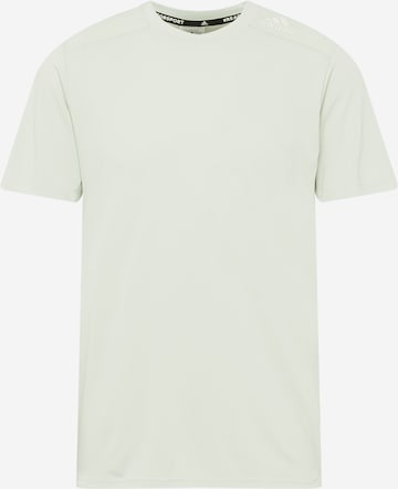 ADIDAS SPORTSWEARTehnička sportska majica - zelena boja: prednji dio