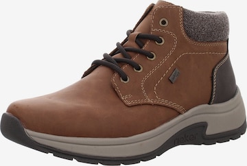 Rieker Veterboots 'Herren Stiefelette 11030-25 Lederimitat in braun' in Bruin: voorkant