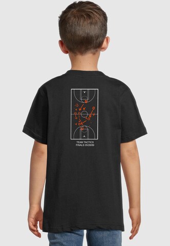 Mister Tee - Camiseta 'Team Tactics' en negro: frente