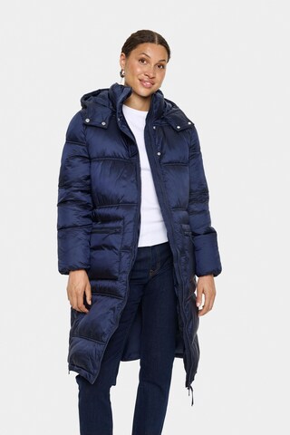SAINT TROPEZ Winter coat 'Frances' in Blue