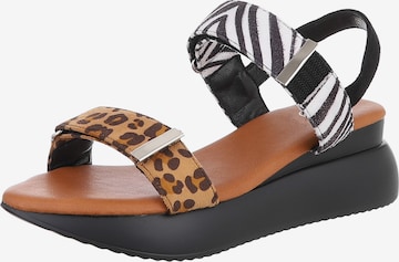 Ital-Design Sandale in Mischfarben: Vorderseite