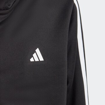 ADIDAS SPORTSWEAR Športová mikina so zipsom 'Essentials' - Čierna