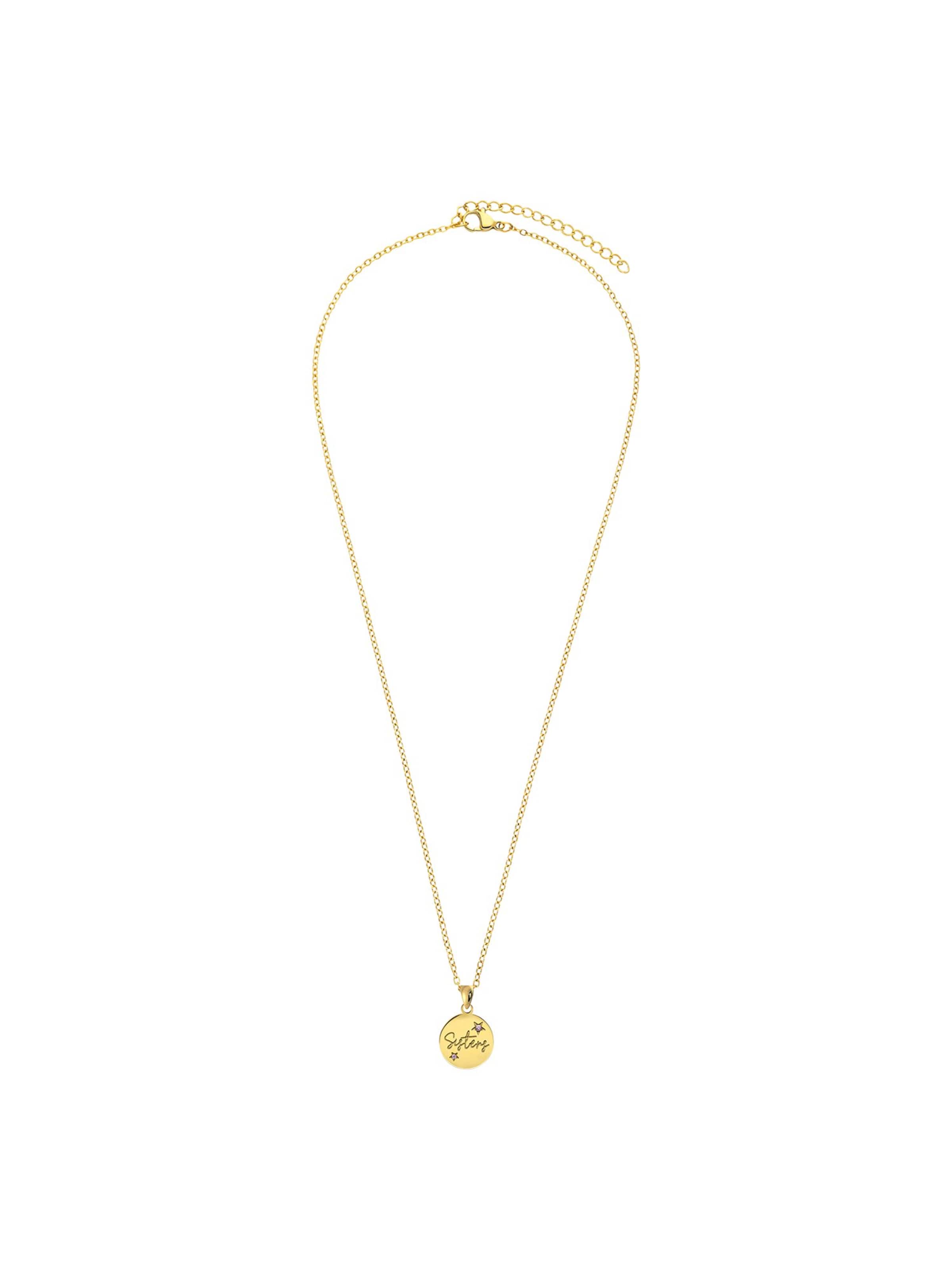 Lucardi Necklace 'Symbol' in Gold: front