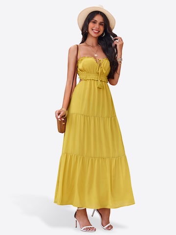 Imily Bela Letnia sukienka w kolorze żółty: przód