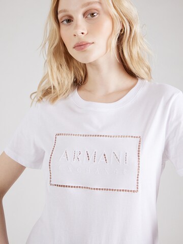 ARMANI EXCHANGE - Camiseta en blanco