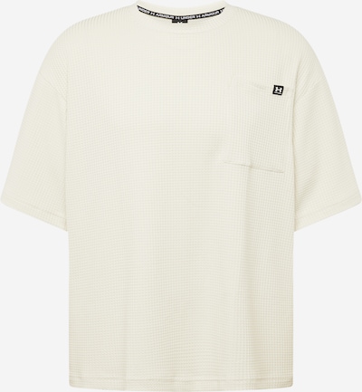 UNDER ARMOUR Functioneel shirt 'Rival' in de kleur Beige / Zwart, Productweergave