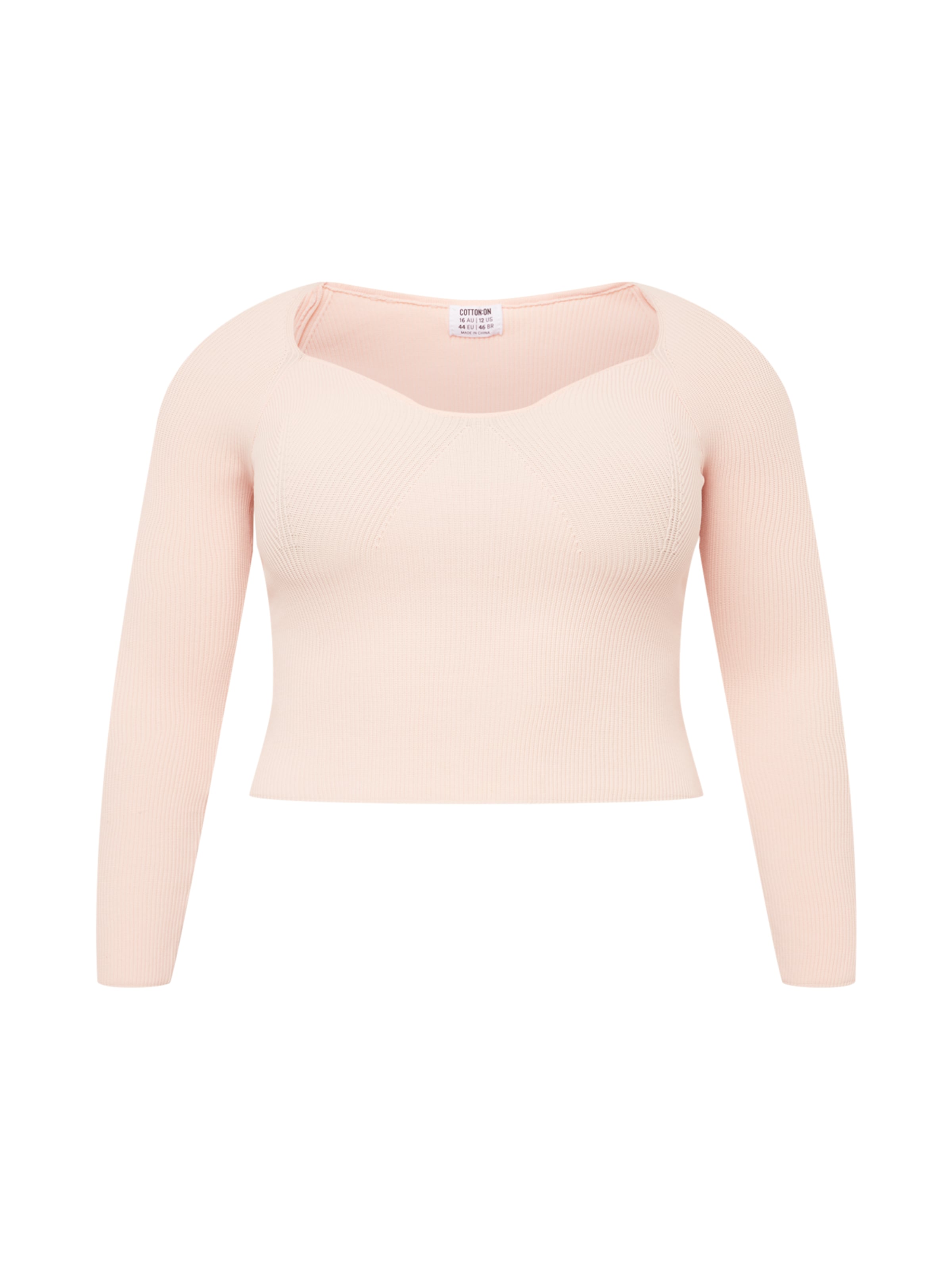 Pull-over Cotton On Curve en rose : devant