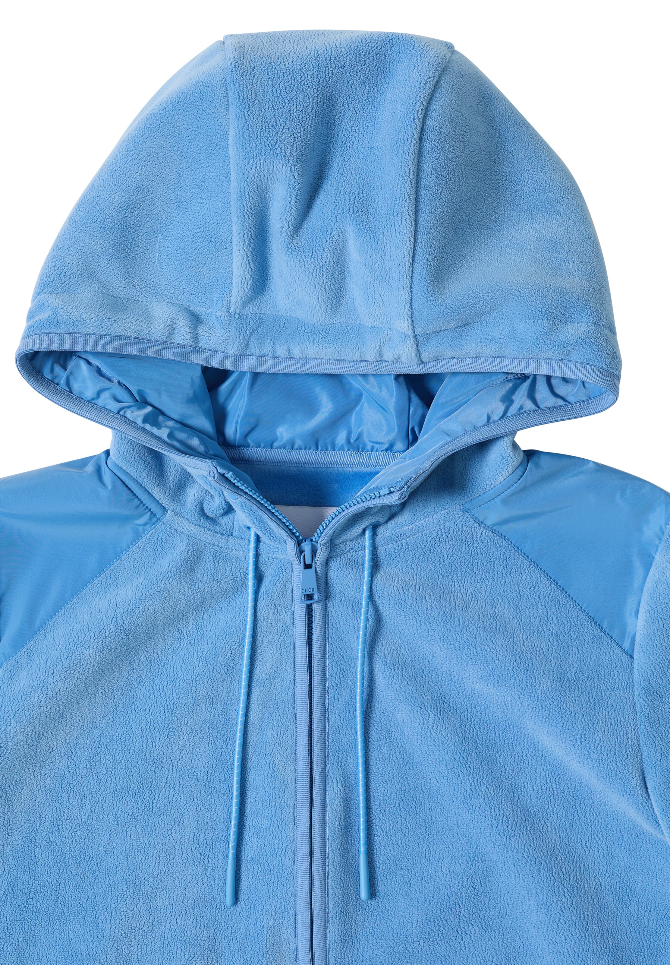 CECIL Fleecejacke in Blau