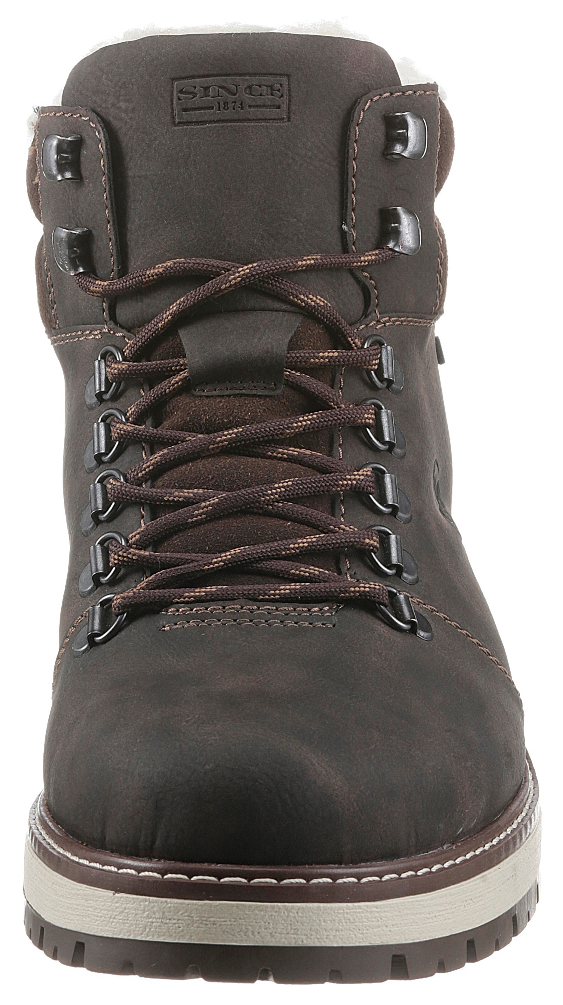 Rieker Lace-Up Boots in Brown