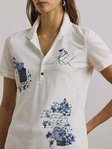 Lauren Ralph Lauren Μπλουζάκι 'INDIE' σε λευκό