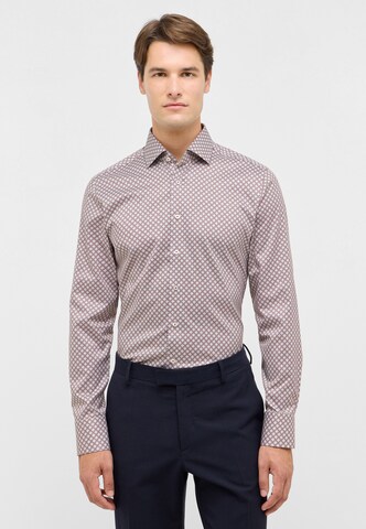 ETERNA Slim fit Business shirt in Red: front