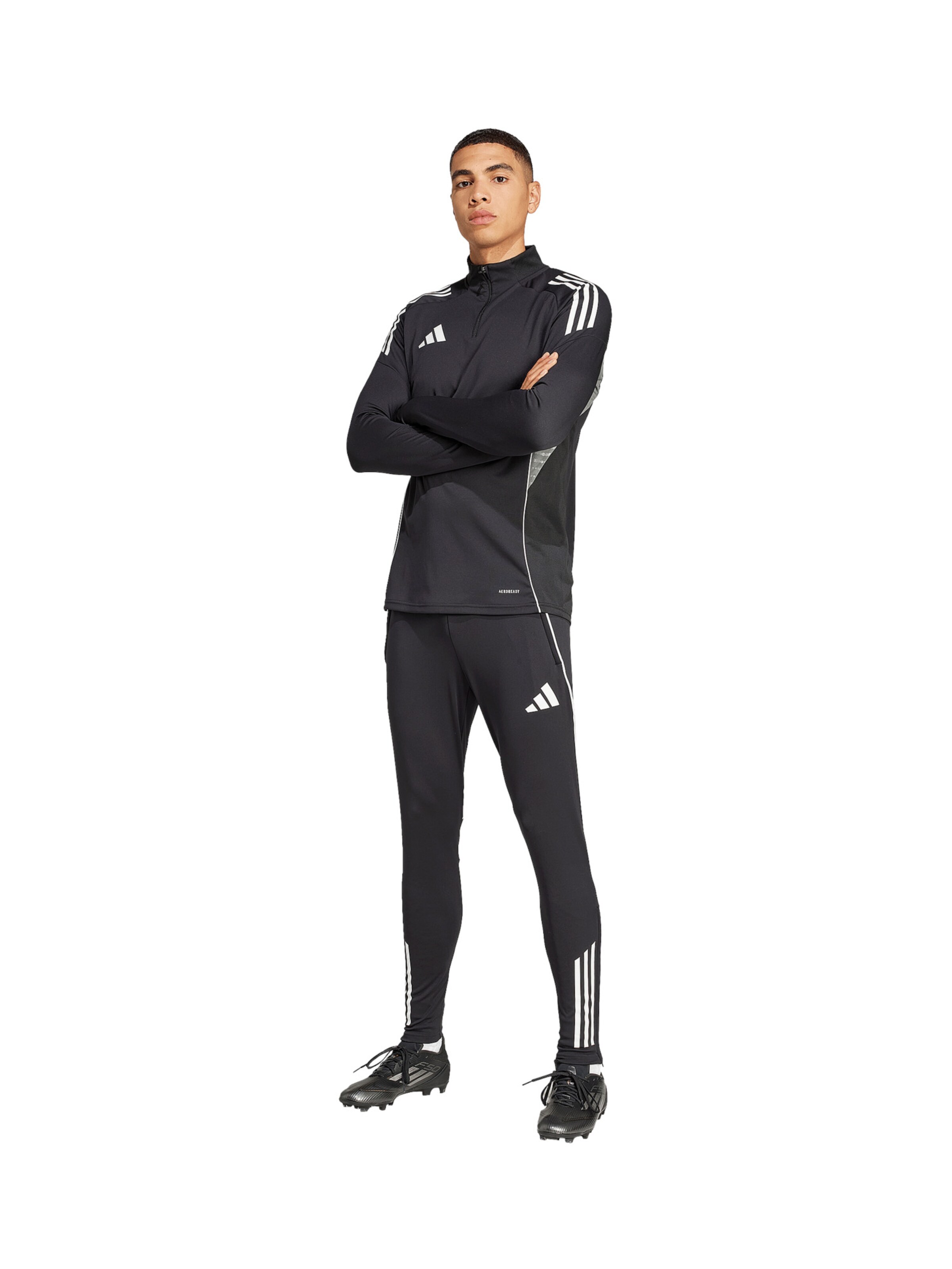 ADIDAS PERFORMANCE Slimfit Sporthose in Schwarz