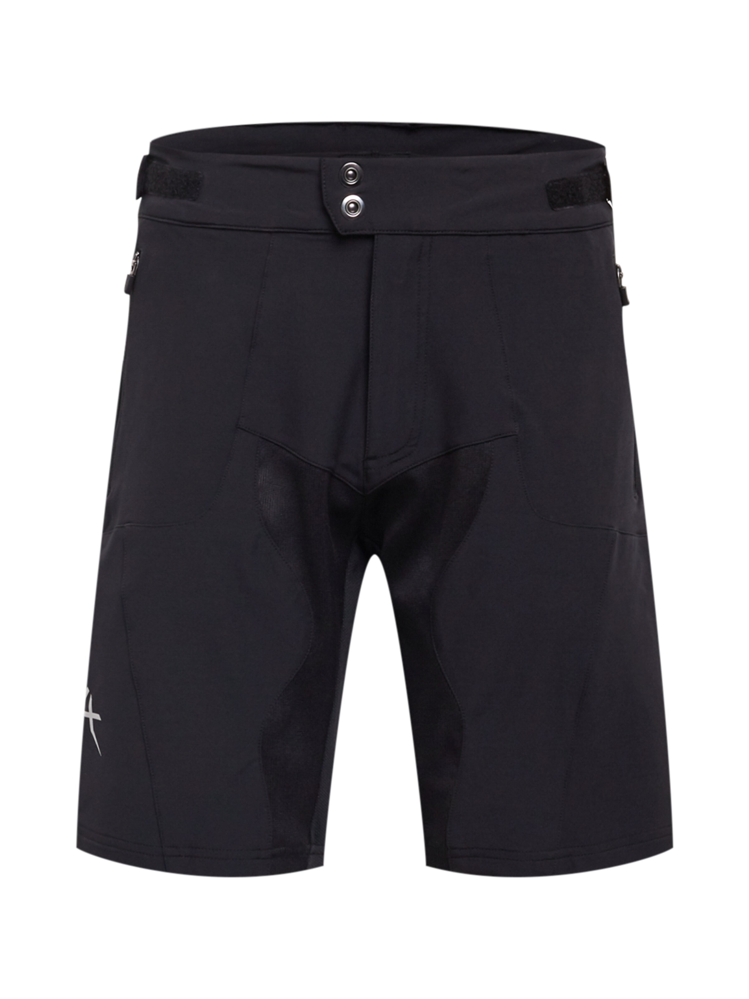 ENDURANCE Regular Radhose 'Leichhardt' in Schwarz: Vorderseite