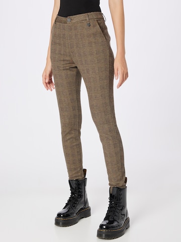 Gang Chino trousers 'CINZIA' in Brown: front