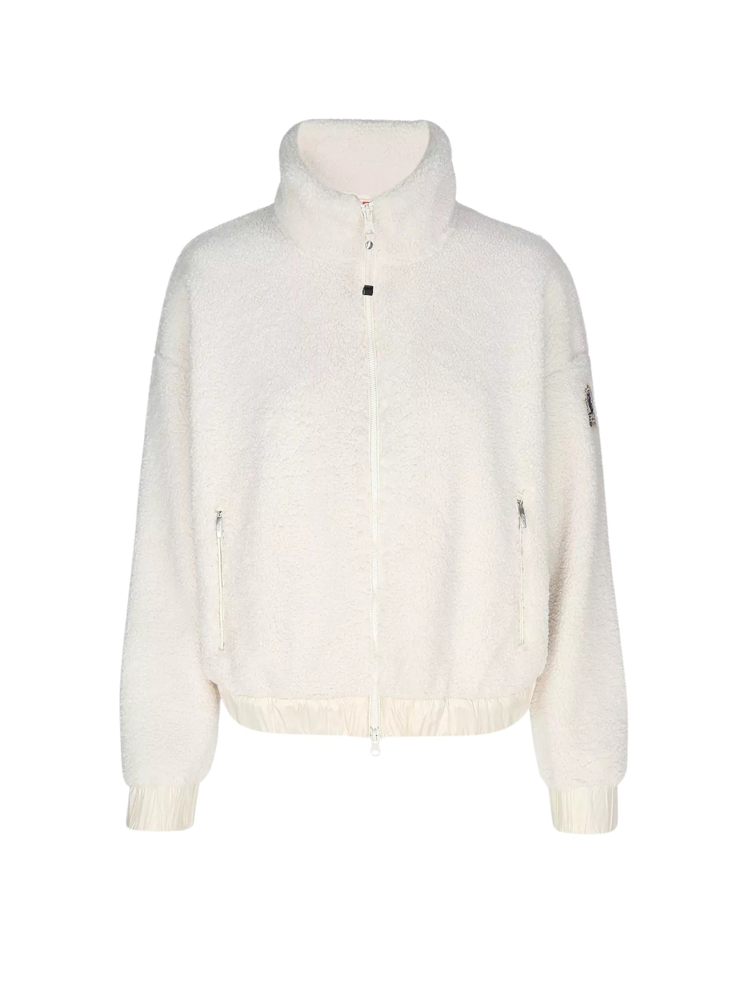 Parajumpers Fleece Jacket 'Sori' in White: front