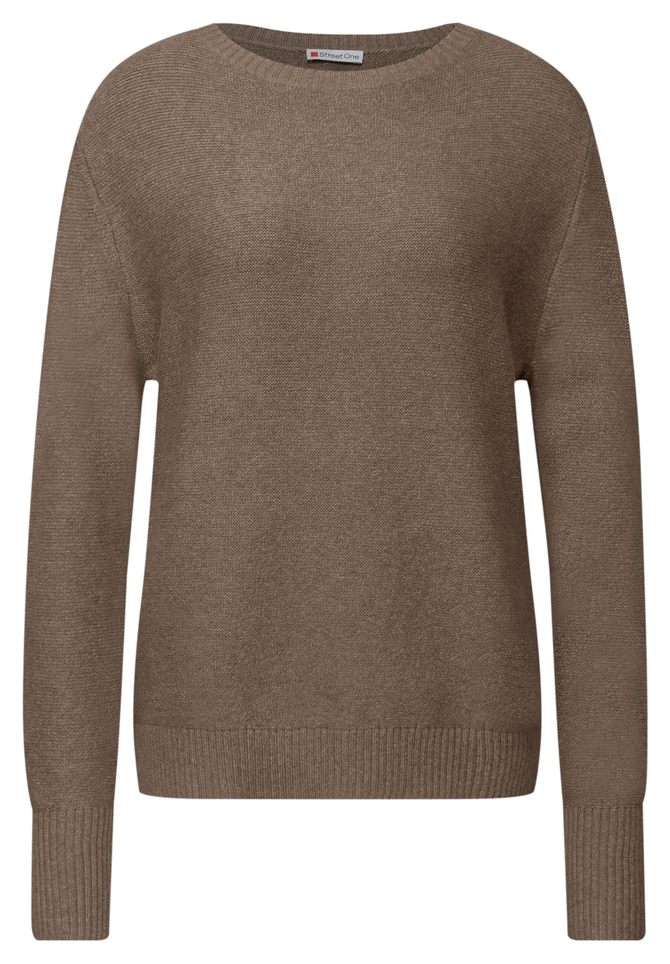 STREET ONE Pullover in Braun: Vorderseite