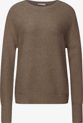 STREET ONE Pullover in Braun: Vorderseite