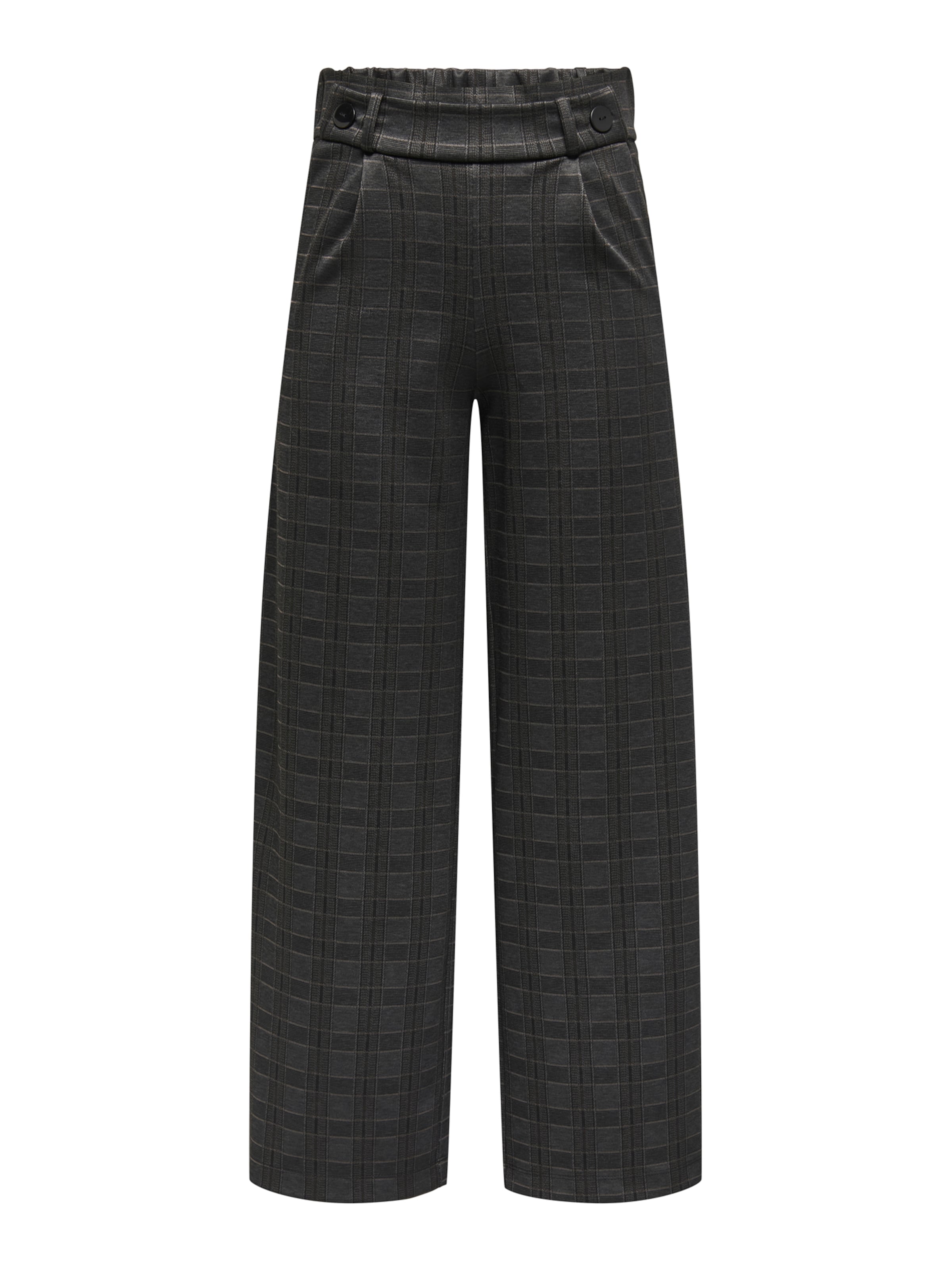 JDY Élére vasalt nadrágok 'JDYGEGGO MIA' - szürke: elől