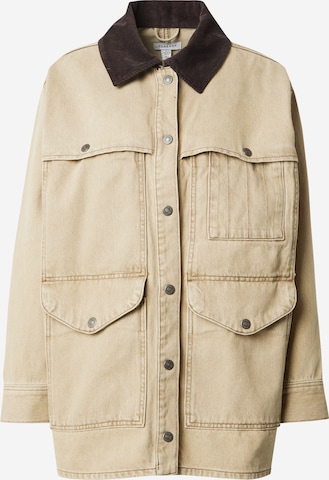 TOPSHOPPrijelazna jakna - bež boja: prednji dio