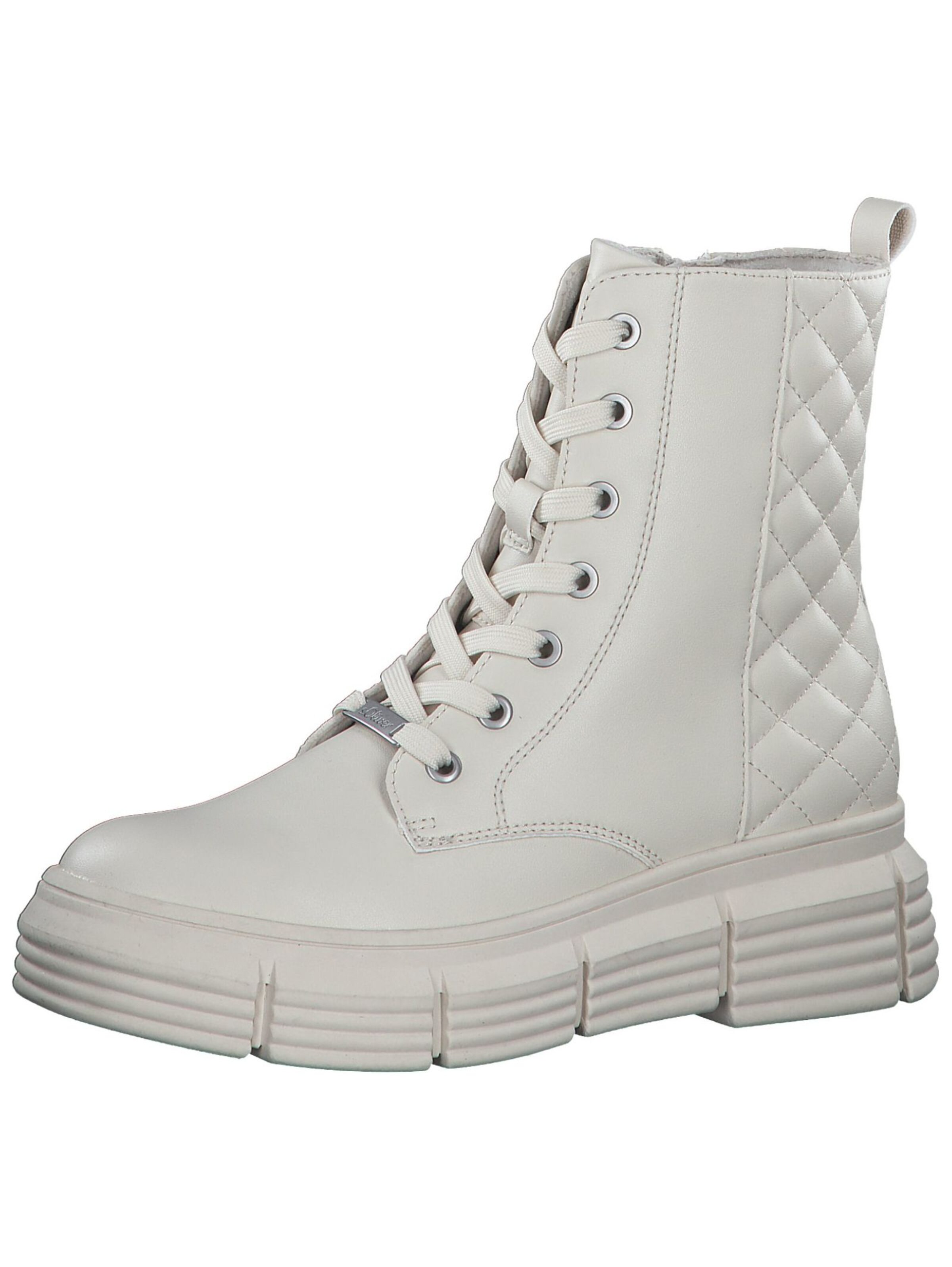 Stivaletto stringato di s.Oliver in grigio: frontale