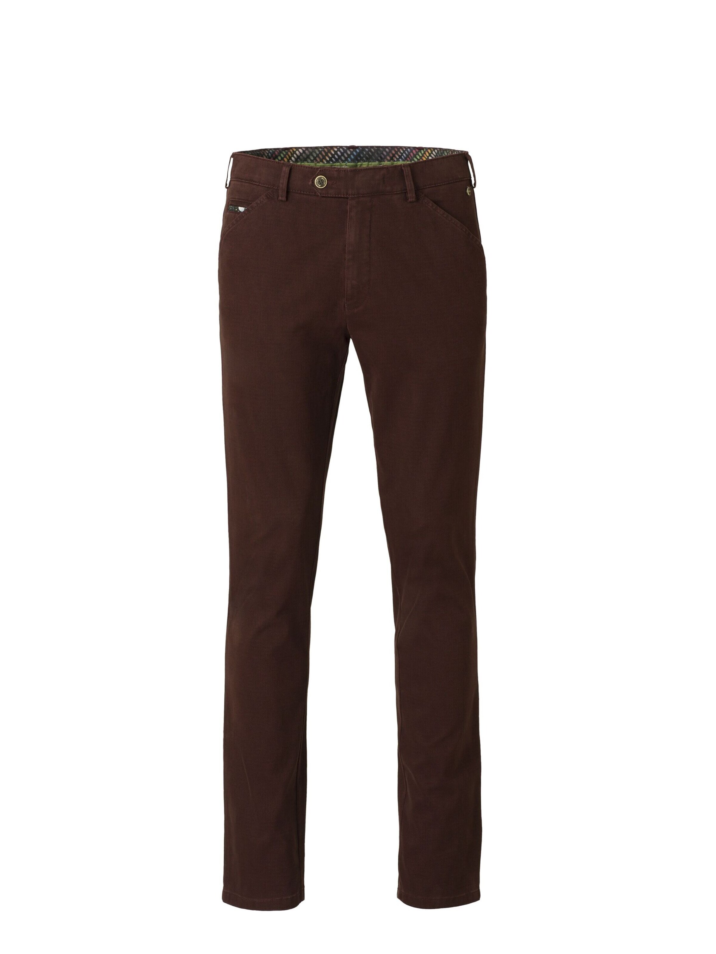 MEYER Regular Chinohose 'Chicago' in Rot: Vorderseite