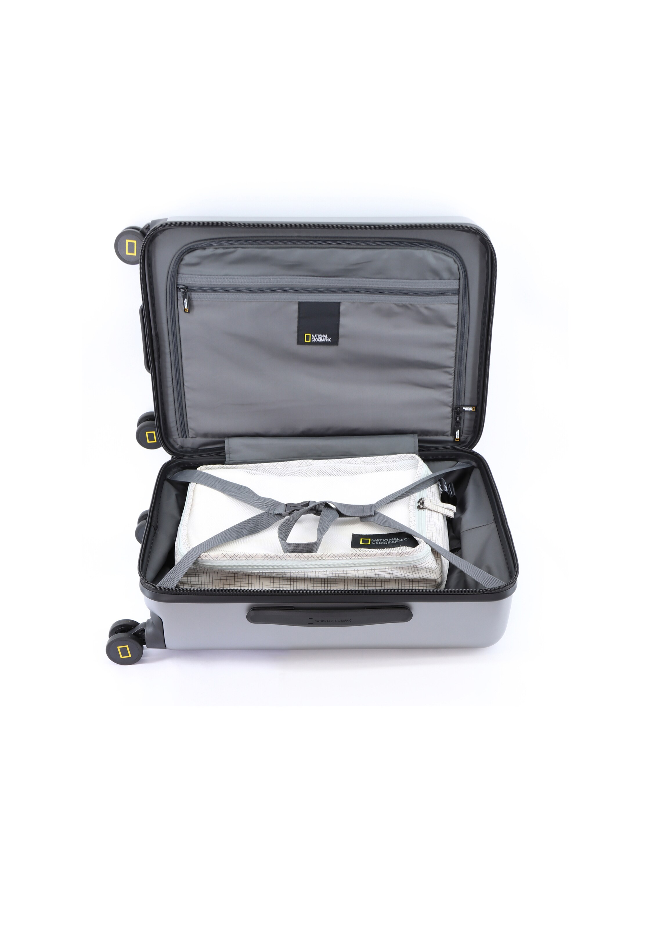 National Geographic Suitcase 'Lodge' in Silver