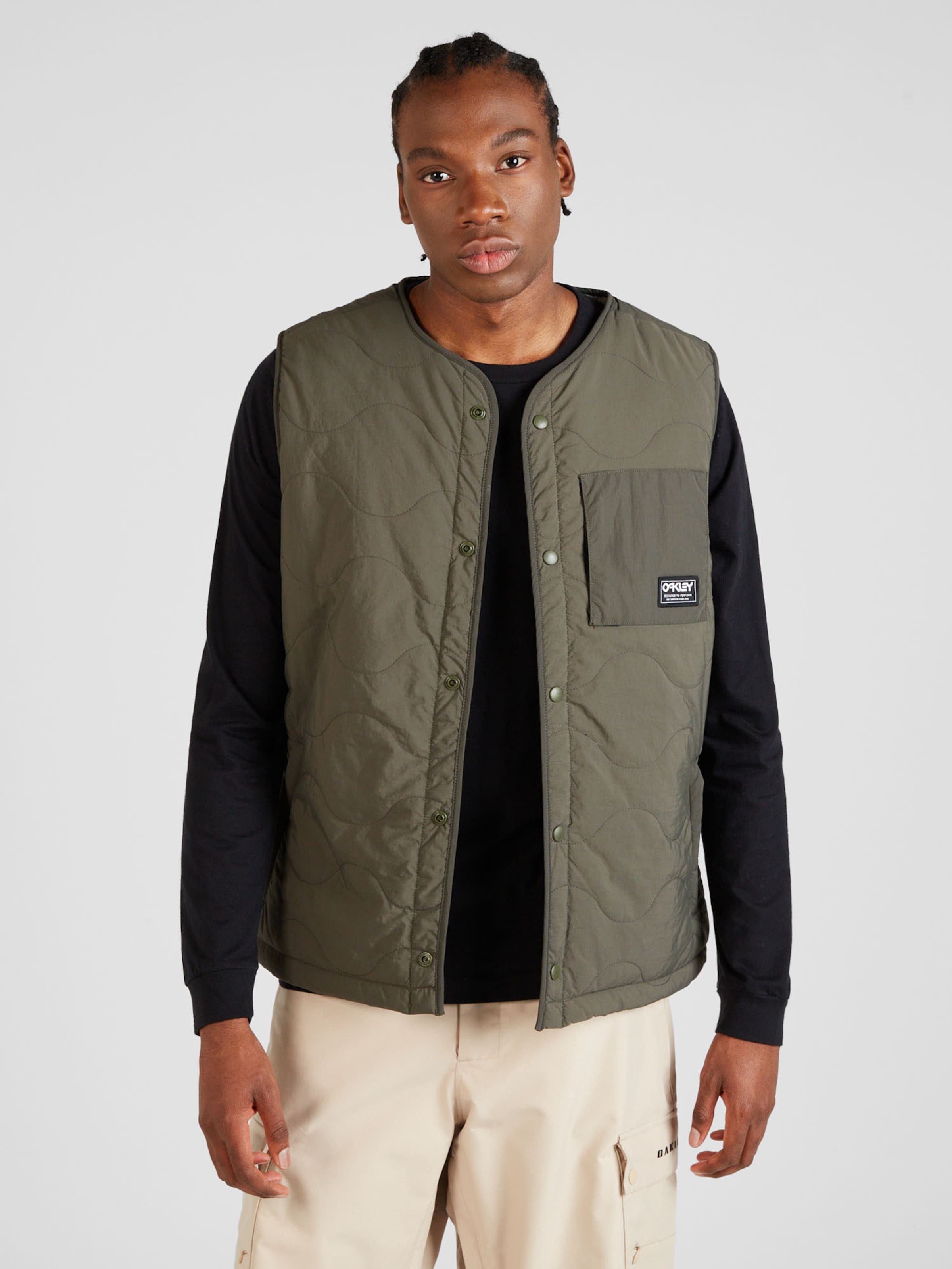 OAKLEY Sports vest in Khaki ABOUT YOU