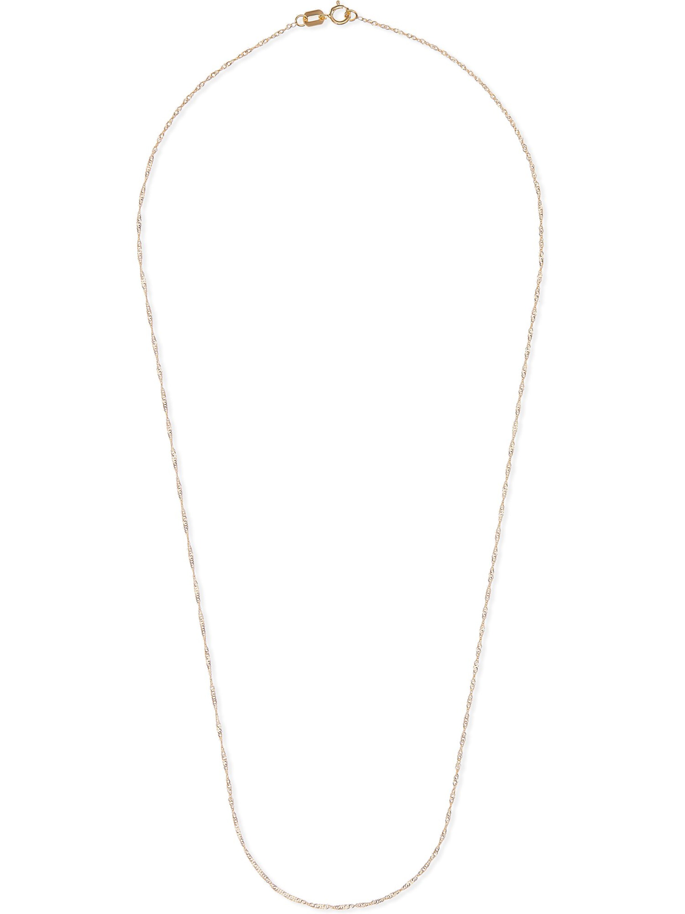 FAVS Necklace in Gold: front