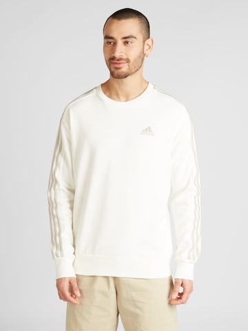 ADIDAS SPORTSWEARSportska sweater majica 'Essentials' - bijela boja: prednji dio