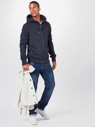 Superdry Zip-Up Hoodie in Blue