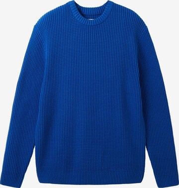 TOM TAILOR DENIM Sweater in Blue: front