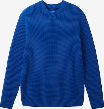 TOM TAILOR DENIM Sweater in Blue: front