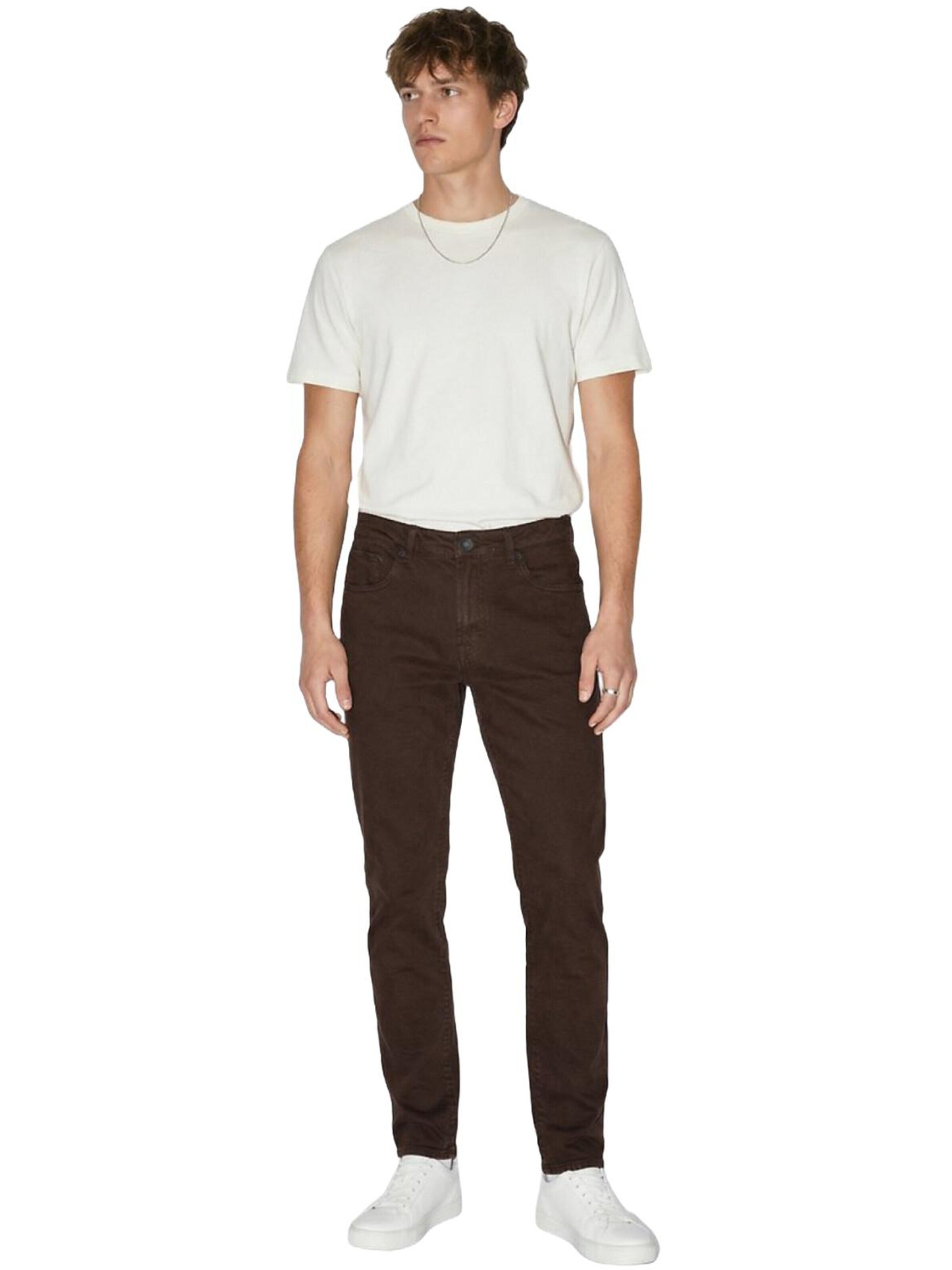 LTB Jeans Tapered Jeans 'Renar' in Brown: front