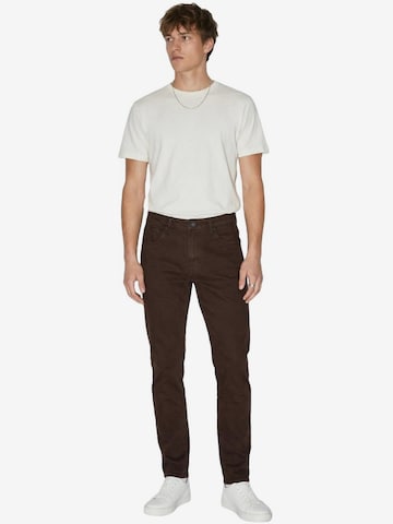 Effilé Jean 'Renar' LTB Jeans en marron : devant