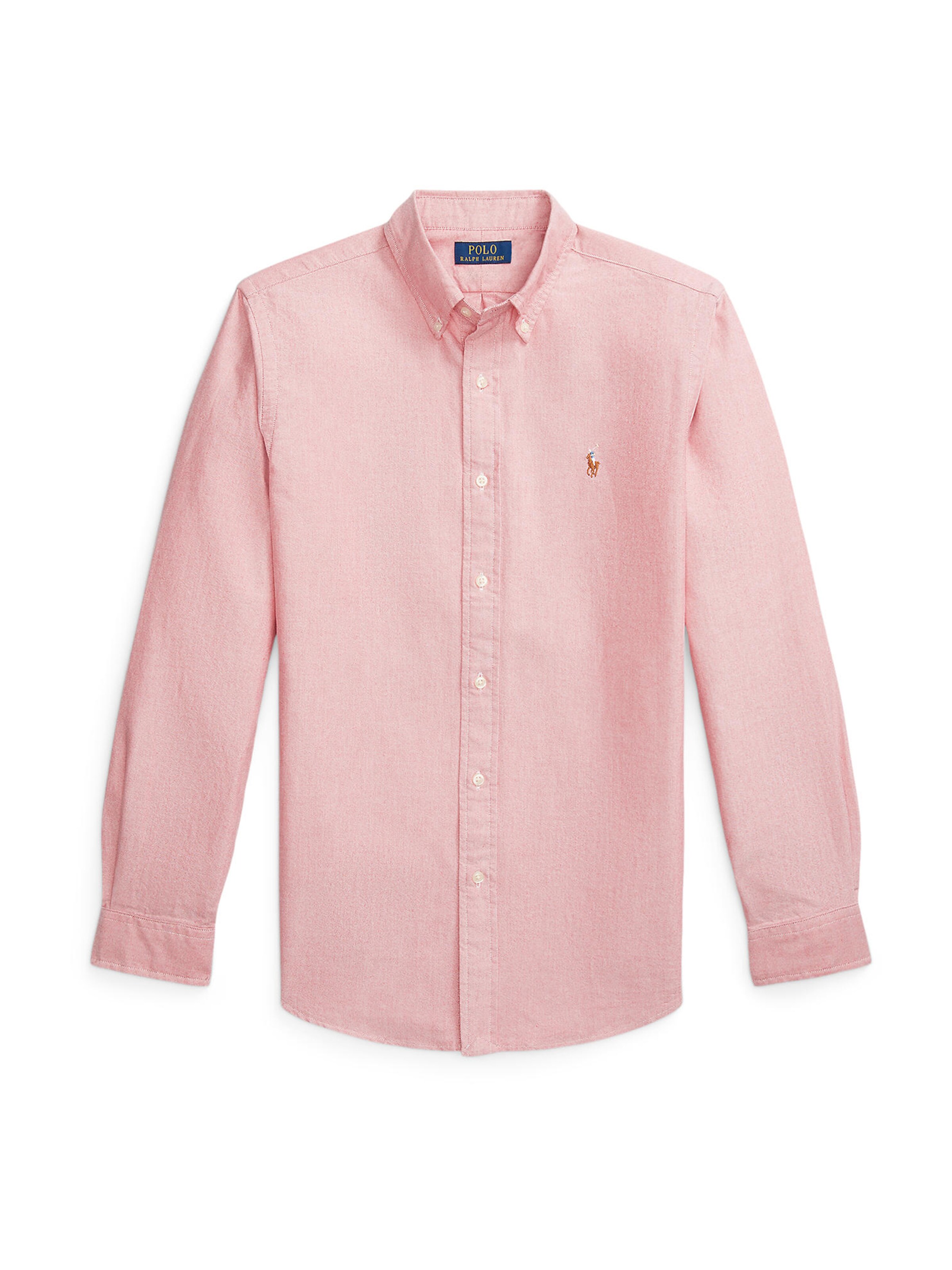 Polo Ralph LaurenSlim Fit Košulja - crvena boja: prednji dio