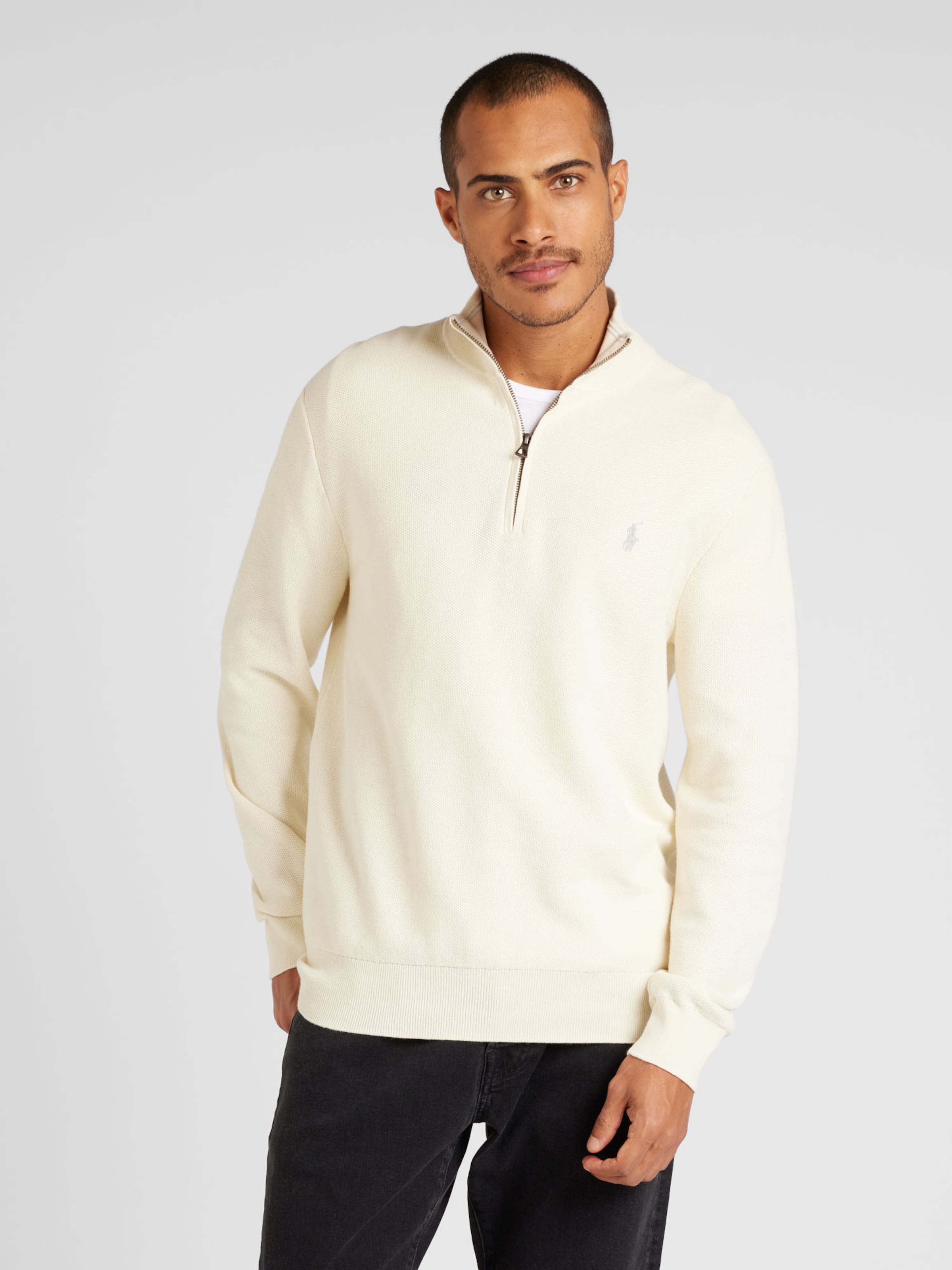 Beige ralph lauren trui hotsell