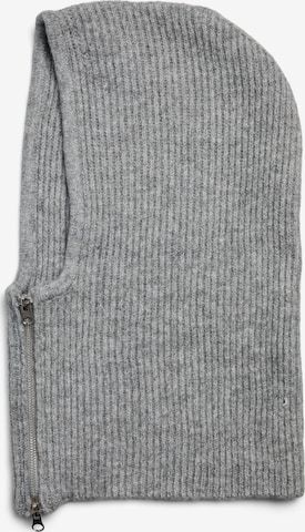 Berretto 'PCRimi' di PIECES in grigio: frontale