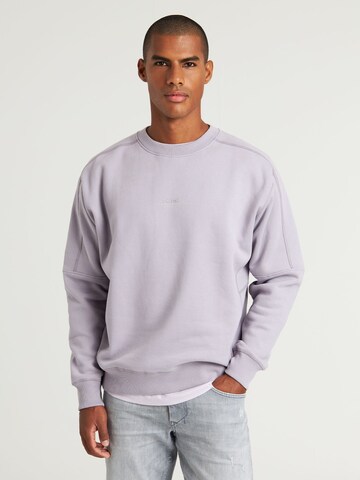 Sweat-shirt 'Mayor Sweat' CHASIN' en violet : devant