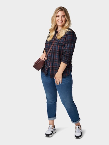 Tom Tailor Women + Slimfit Jeans i blå