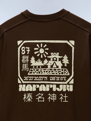 NAPAPIJRI Shirt 'TEZA' in Brown