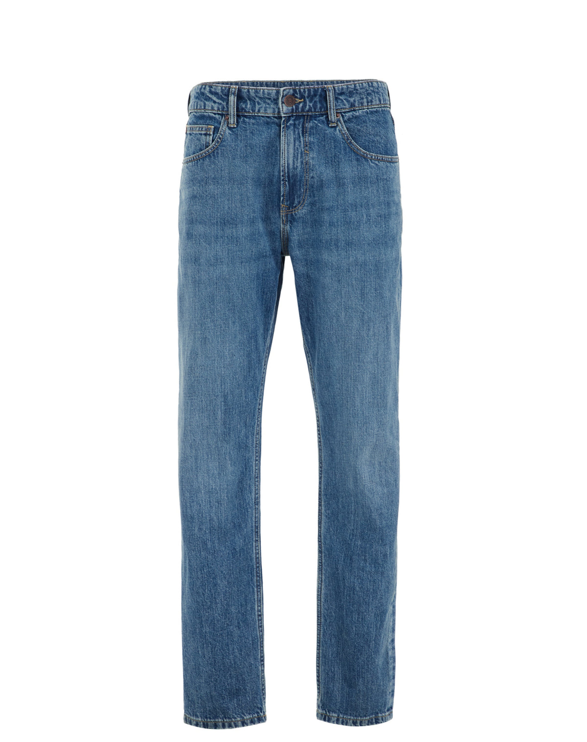 mėlyna WE Fashion Standartinis Džinsai: priekis