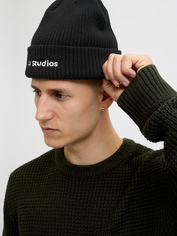 JACK & JONES Σκούφος 'JACSOHO' σε μαύρο