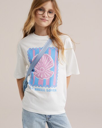 WE Fashion - Camisola em branco: frente