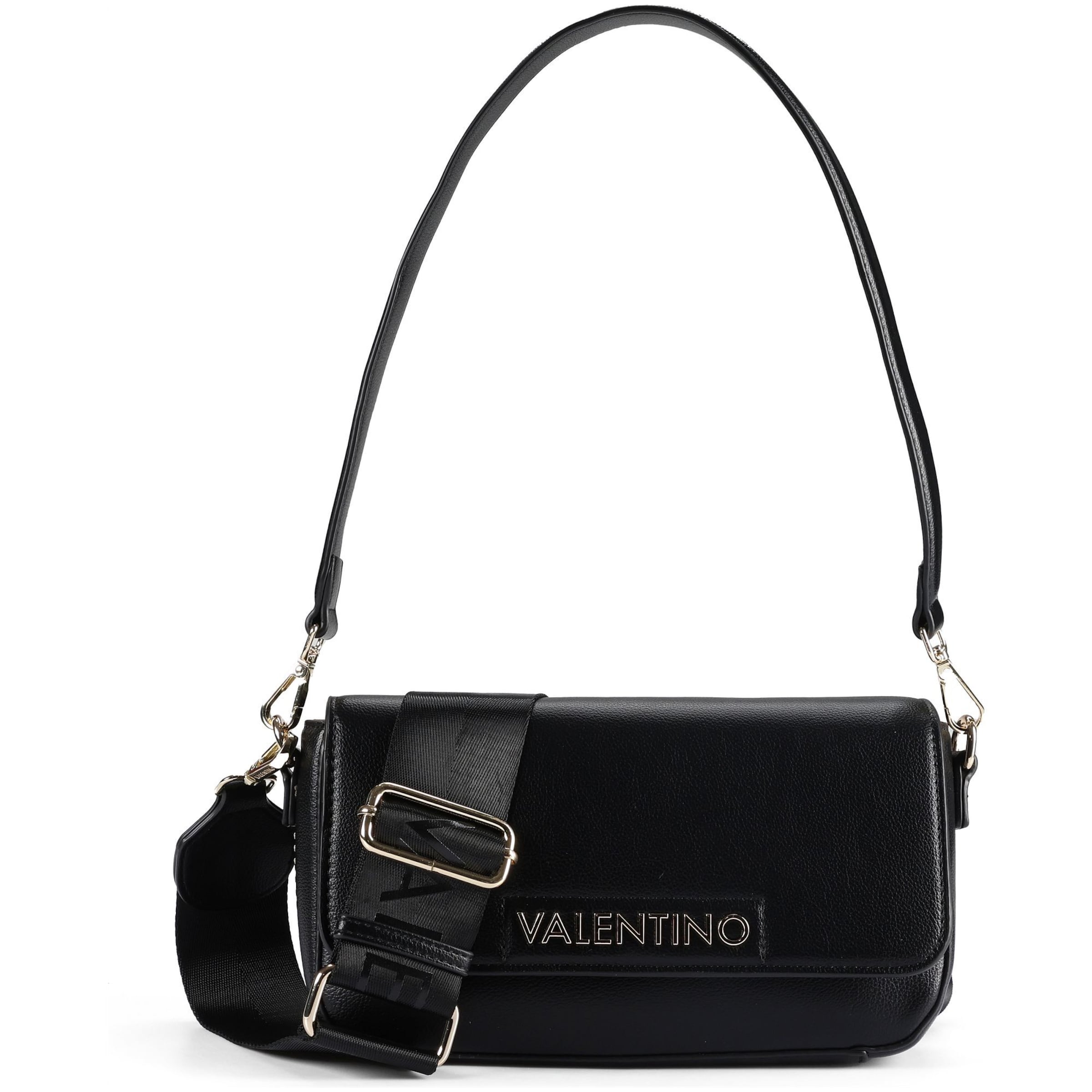 Borsa a spalla 'Aury Re' di VALENTINO in nero: frontale