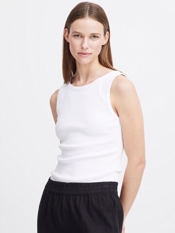 b.young Top 'Palva' in White: front