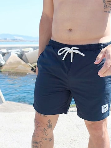 Surf Monkey Swimming Trunks in Blue