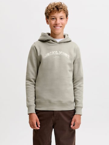 Jack & Jones Junior Sweatshirt 'JJAVERY' i grön: framsida