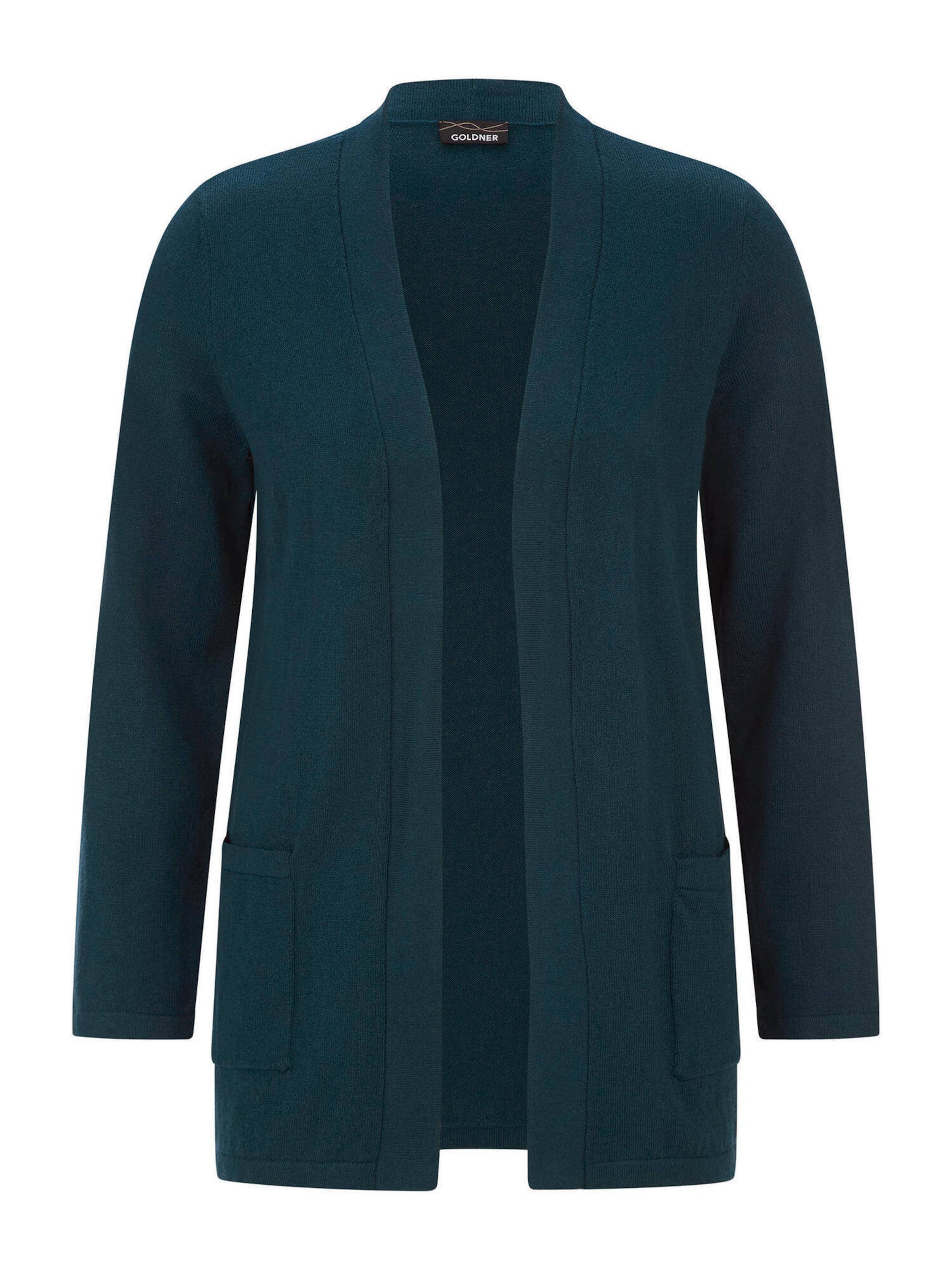 Goldner Knit Cardigan in Green: front