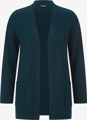Goldner Knit Cardigan in Green: front