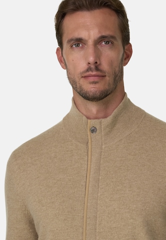 Boggi Milano Gebreid vest in Beige: voorkant